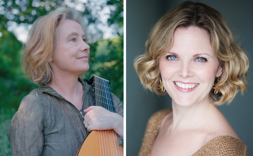 Elin Manahan Thomas with Elizabeth Kenny